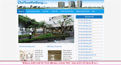 Desktop Screenshot of chothuematbang.com